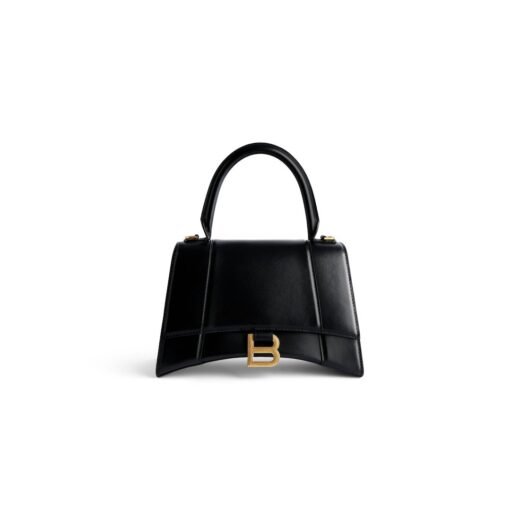 Balenciaga Sac À Main Hourglass Petit pour Femme en Noir