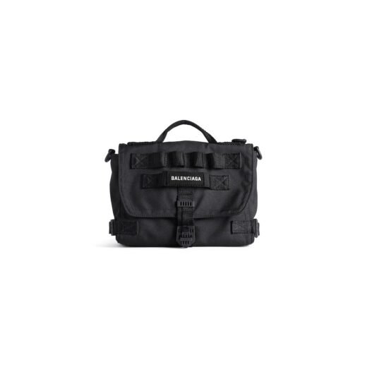 Balenciaga Sac Messenger Army Petit en Noir