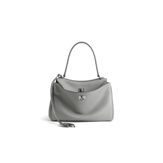 Balenciaga Sac À Main Rodeo Petit en Gris Nuage