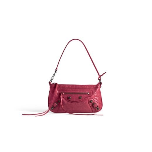 Balenciaga Pochette À Bandoulière Le City pour Femme en Framboise