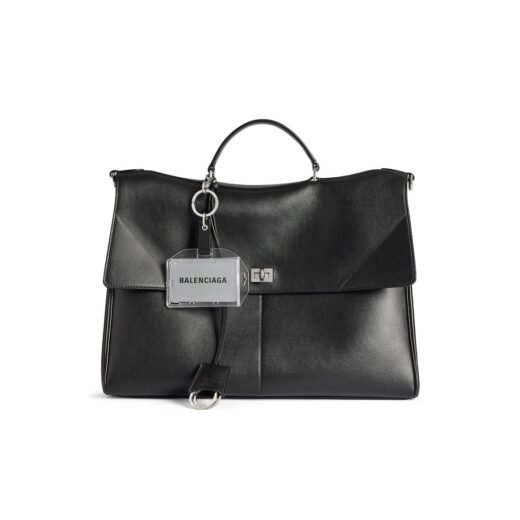 Balenciaga Sac Portfolio Rodeo pour Homme en Noir