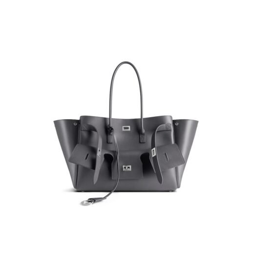 Balenciaga Sac Carry All Bel Air Moyen pour Femme en Gris