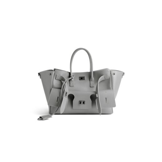 Balenciaga Sac Carry All Bel Air Petit pour Femme en Gris Nuage