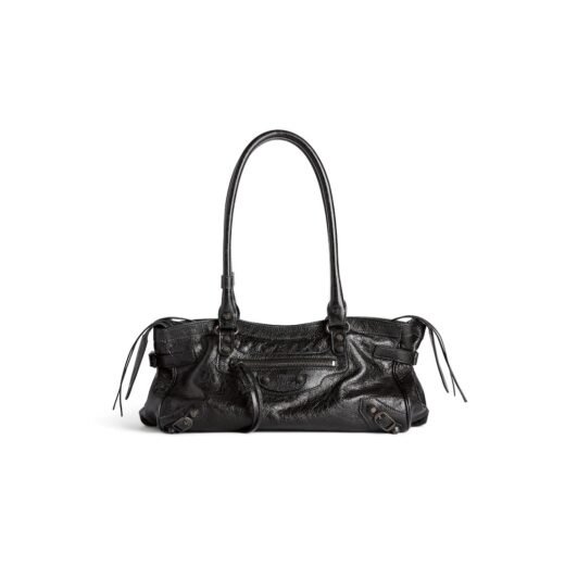 Balenciaga Sac Le City East-west en Noir
