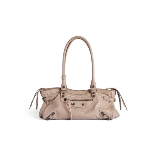 Balenciaga Sac Le City East-west pour Femme en Sésame