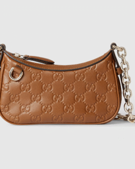 sac à épaule gg emblem mini format