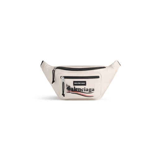 Balenciaga Sac Ceinture Explorer pour Homme en Beige Clair