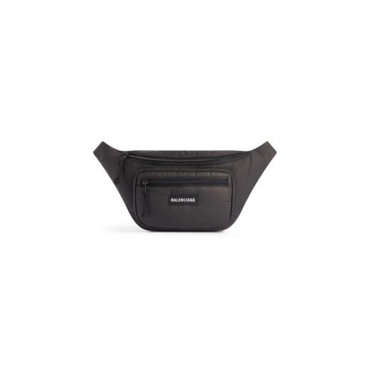 Balenciaga Sac Ceinture Explorer pour Homme en Noir