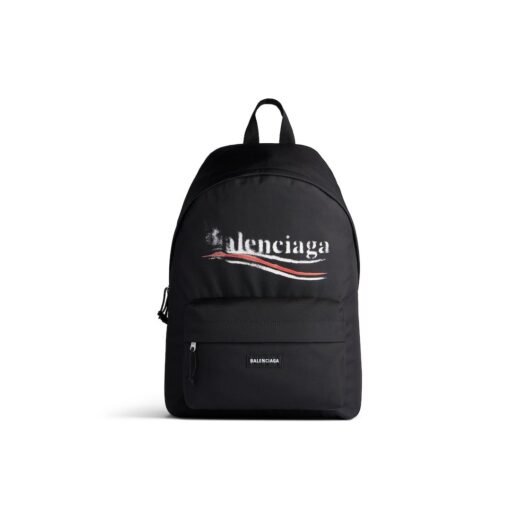 Balenciaga Sac À Dos Explorer pour Homme en Noir