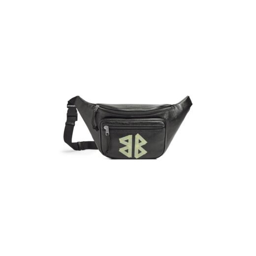 Balenciaga Sac Ceinture Explorer pour Homme en Noir