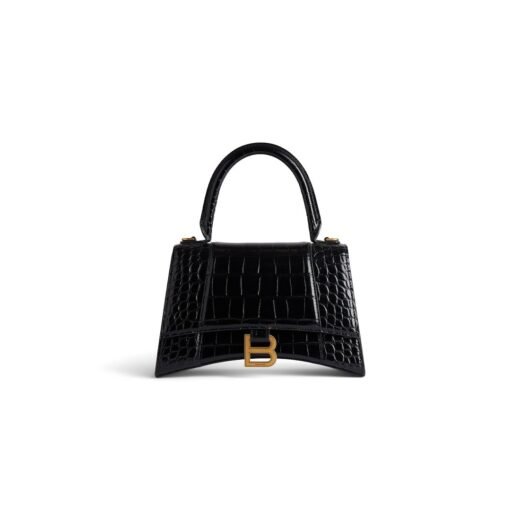 Balenciaga Sac À Main Hourglass Petit pour Femme en Noir