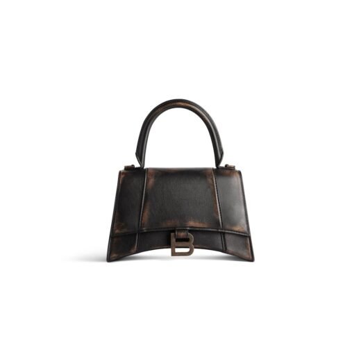 Balenciaga Sac À Main Hourglass Petit pour Femme en Marron