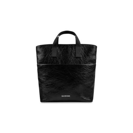 Balenciaga Sac Cabas À Bandoulière Explorer en Noir