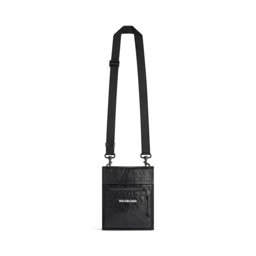 Balenciaga Pochette À Bandoulière Explorer Petit pour Homme en Noir