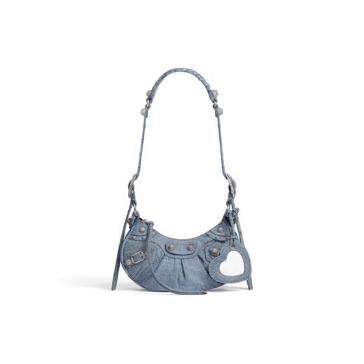 Balenciaga Sac Porté Épaule Le Cagole Xs pour Femme en Bleu