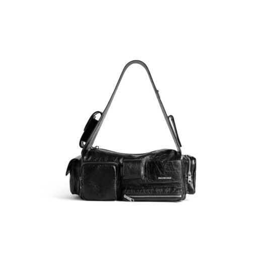 Balenciaga Sac Sling Superbusy Petit en Noir – 702167210C81000