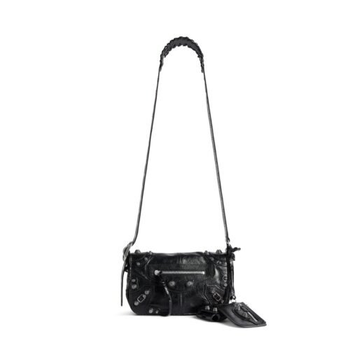 Balenciaga Sac À Rabat Le Cagole Xs en Noir