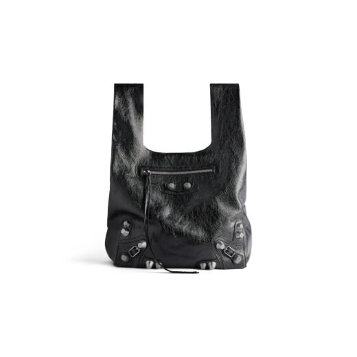 Balenciaga Sac Shopper Le Cagole pour Homme en Noir