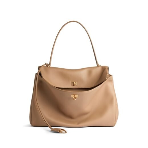 Balenciaga Sac À Main Rodeo Grand en Latte