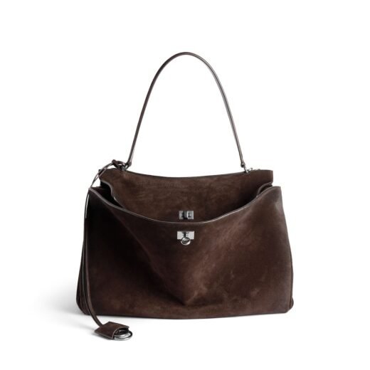 Balenciaga Sac À Main Rodeo Grand en Espresso Clair