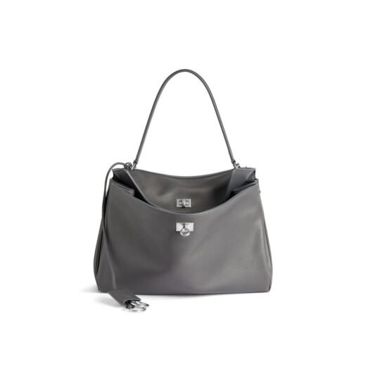 Balenciaga Sac À Main Rodeo Moyen pour Femme en Gris