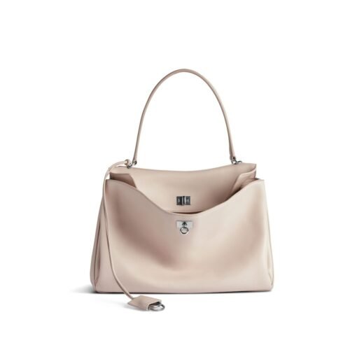 Balenciaga Sac À Main Rodeo Moyen pour Femme en Amande