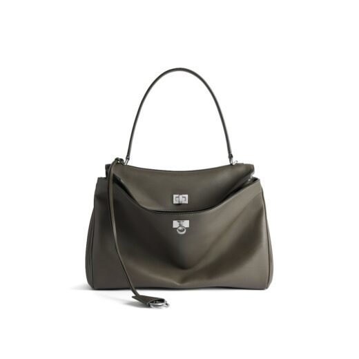 Balenciaga Sac À Main Rodeo Moyen pour Femme en Kaki