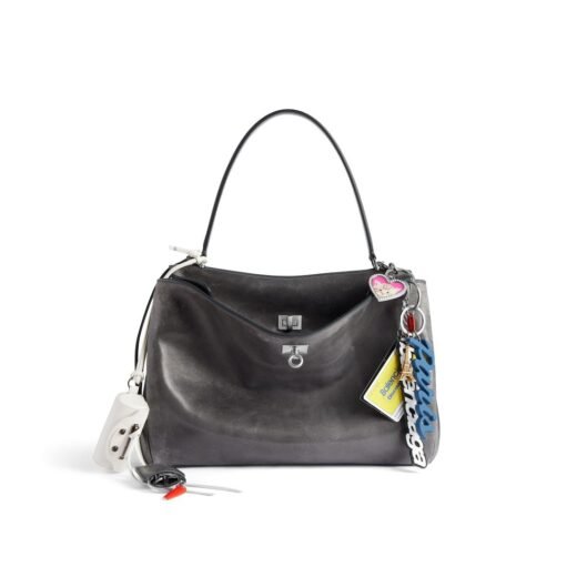 Balenciaga Sac À Main Rodeo Moyen Avec Charms pour Femme en Gris