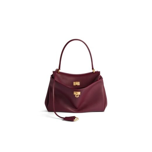Balenciaga Sac À Main Rodeo Petit pour Femme en Bordeaux Foncé