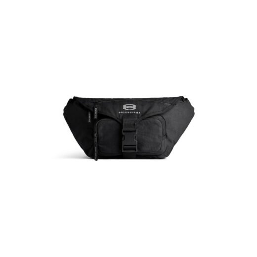 Balenciaga Sac Ceinture Unity Grand pour Homme en Noir