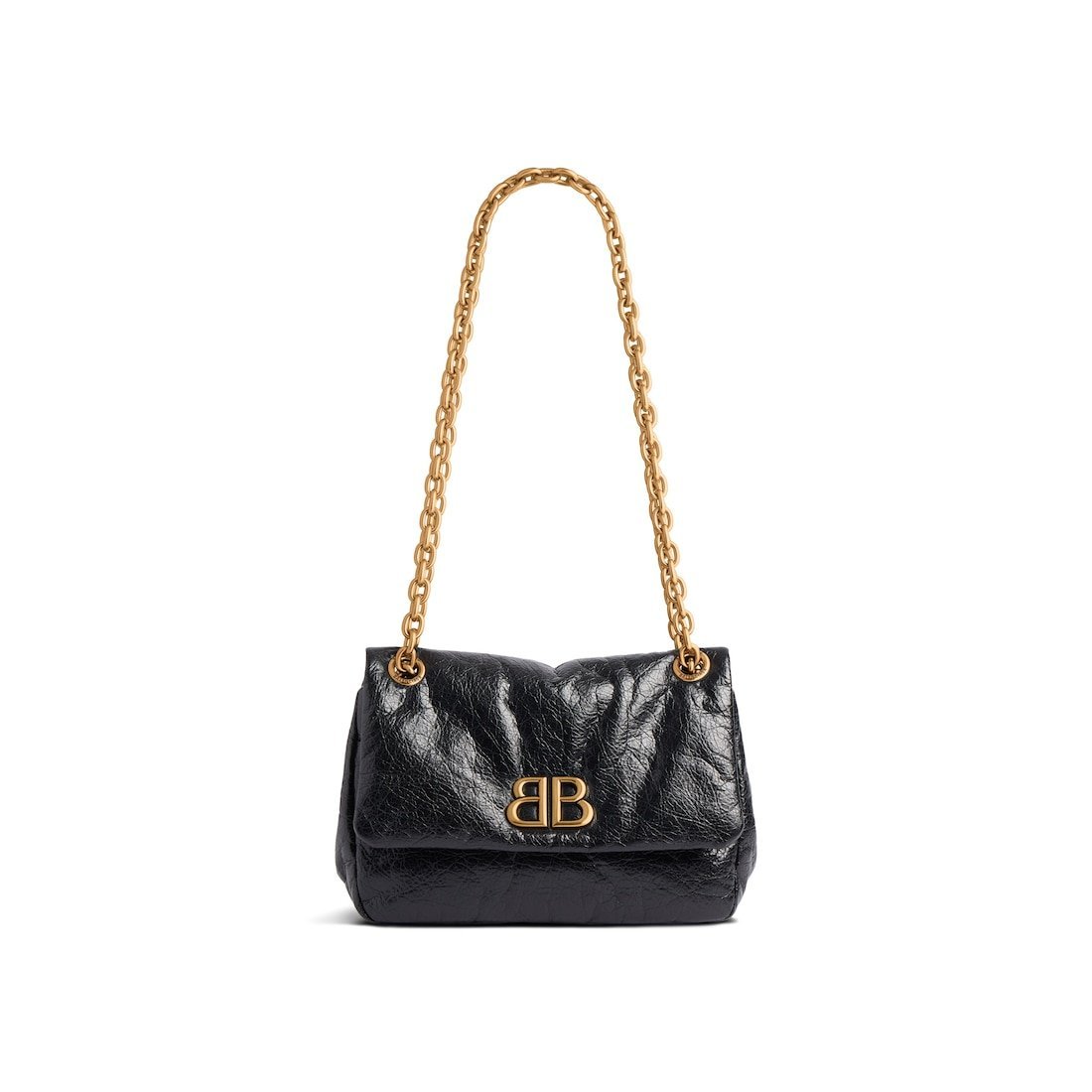 Balenciaga Sac Monaco Mini en Noir – 7929772AAR81000