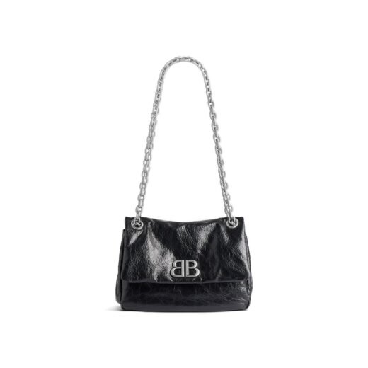 Balenciaga Sac Monaco Mini pour Femme en Noir