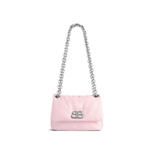 Balenciaga Sac Monaco Mini en Rose Pétale