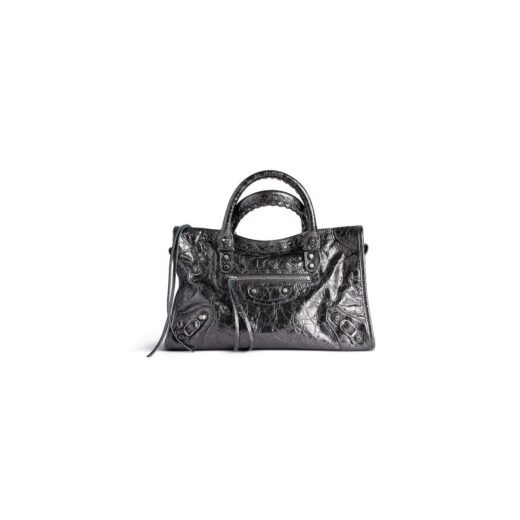 Balenciaga Sac Le City Petit pour Femme en Gris Acier