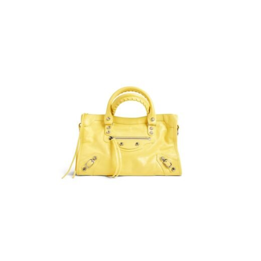 Balenciaga Sac Le City Petit en Jaune
