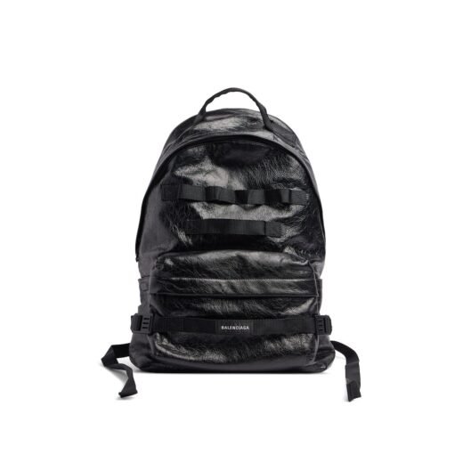 Balenciaga Sac À Dos Army Moyen pour Homme en Noir