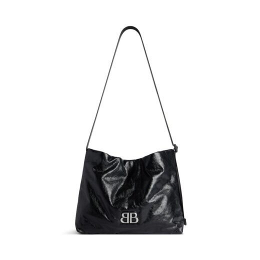 Balenciaga Sac Hobo East-west Monaco Petit pour Homme en Noir