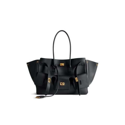 Balenciaga Sac Carry All Bel Air Moyen en Noir – 8054812ABAV1000