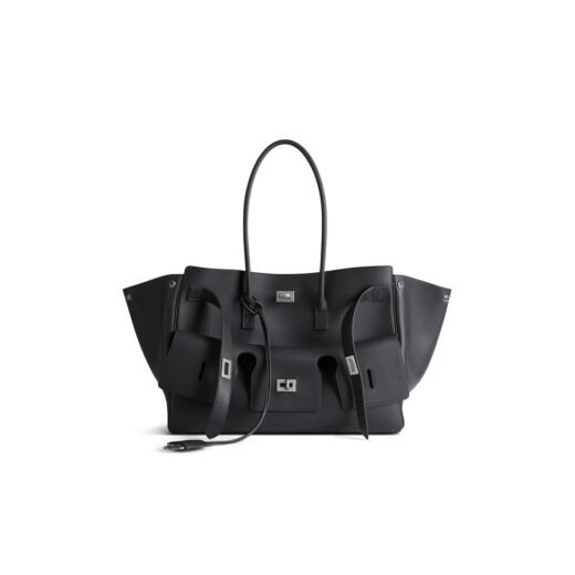 Balenciaga Sac Carry All Bel Air Moyen en Noir