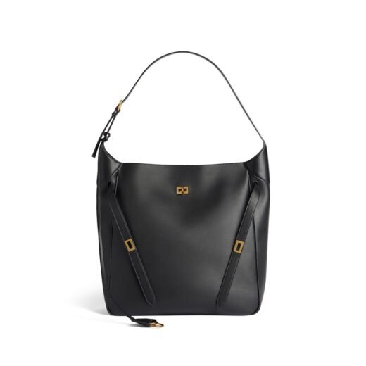 Balenciaga Sac Hobo Bel Air Grand pour Femme en Noir