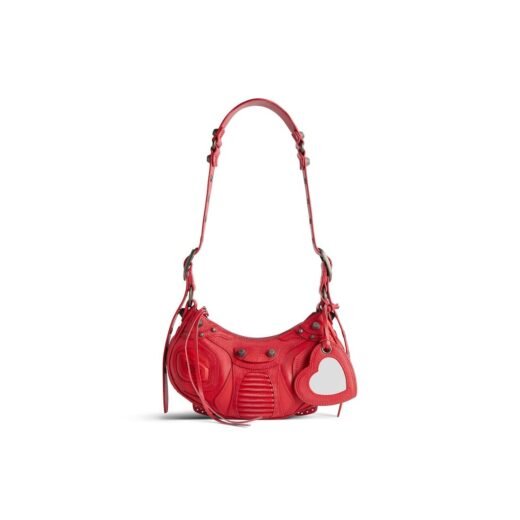 Balenciaga Sac Porté Épaule Le Cagole Xs pour Femme en Rouge