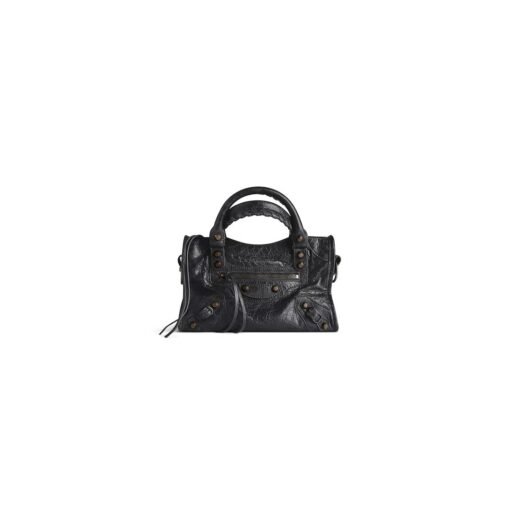 Balenciaga Sac Le City Mini pour Femme en Noir