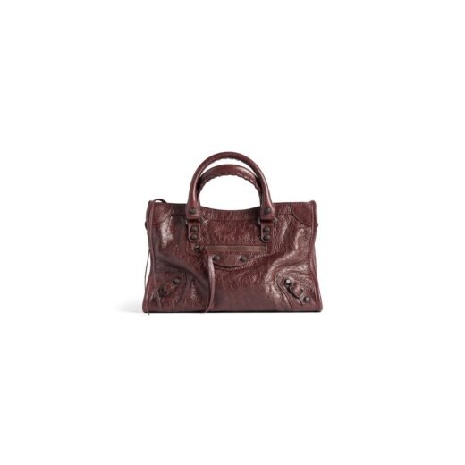 Balenciaga Sac Le City Petit pour Femme en Bordeaux Foncé
