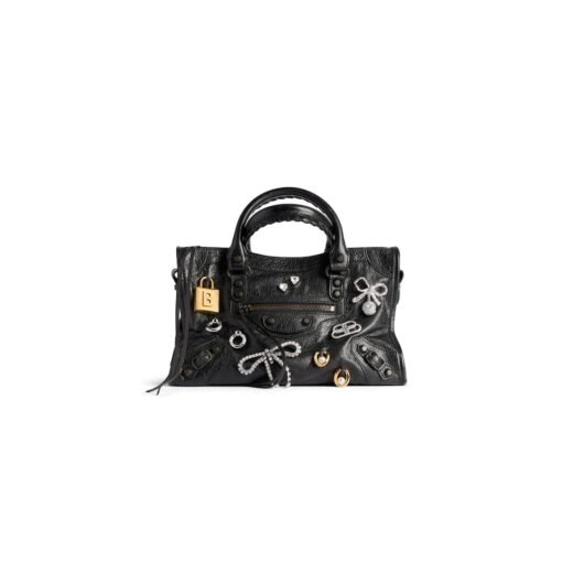 Balenciaga Sac Le City Petit pour Femme en Noir