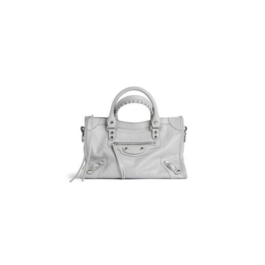 Balenciaga Sac Le City Petit en Gris Clair