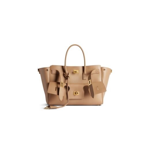 Balenciaga Sac Carry All Bel Air Petit en Latte
