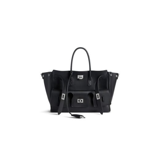 Balenciaga Sac Carry All Bel Air Petit en Noir – 8125452ABAW1000