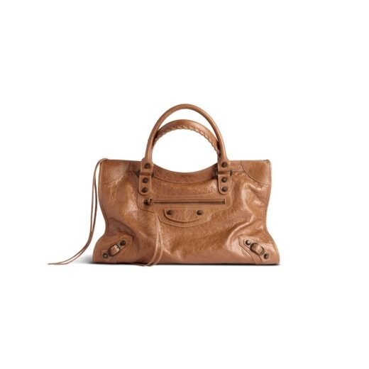 Balenciaga Sac Le City Moyen pour Femme en Camel