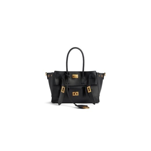 Balenciaga Sac Carry All Bel Air Mini pour Femme en Noir