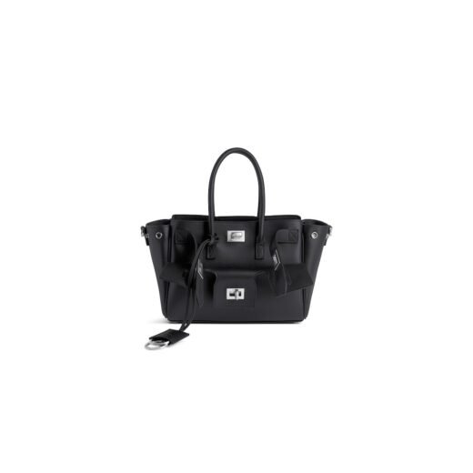 Balenciaga Sac Carry All Bel Air Mini pour Femme en Noir